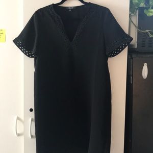 Madewell Laser Cut Out tunic dress